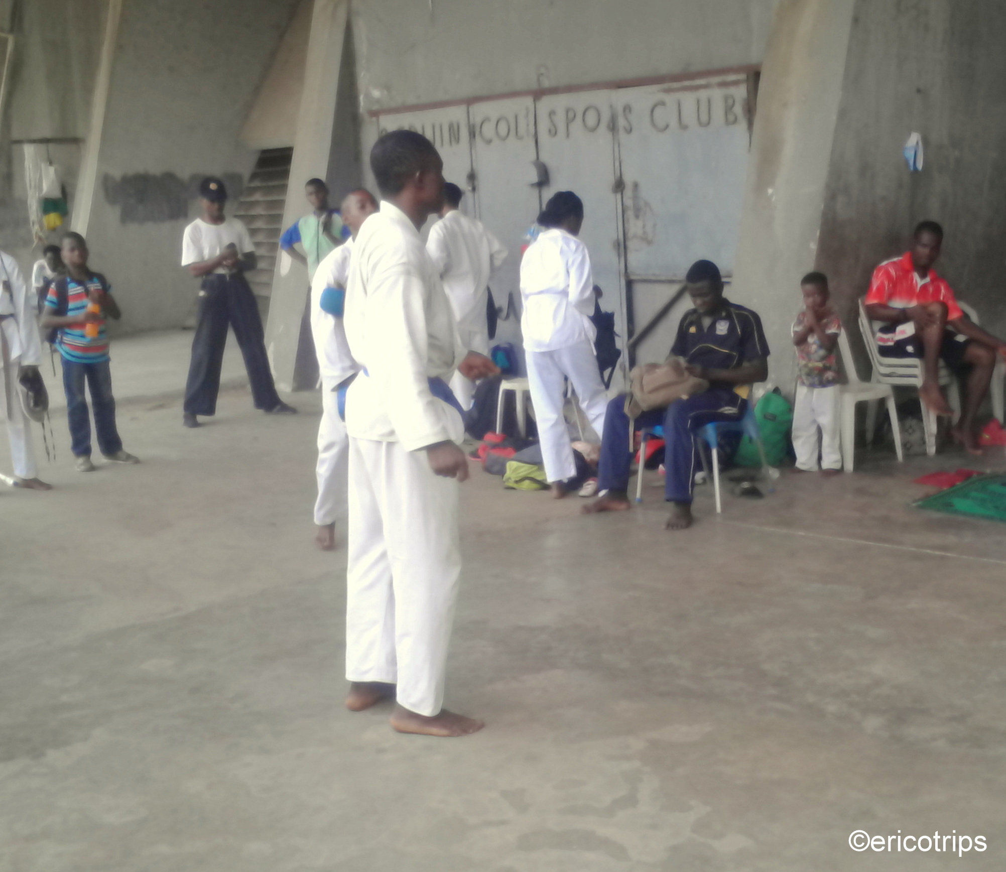 _National Stadium- a karate master accepts a challenge from his students