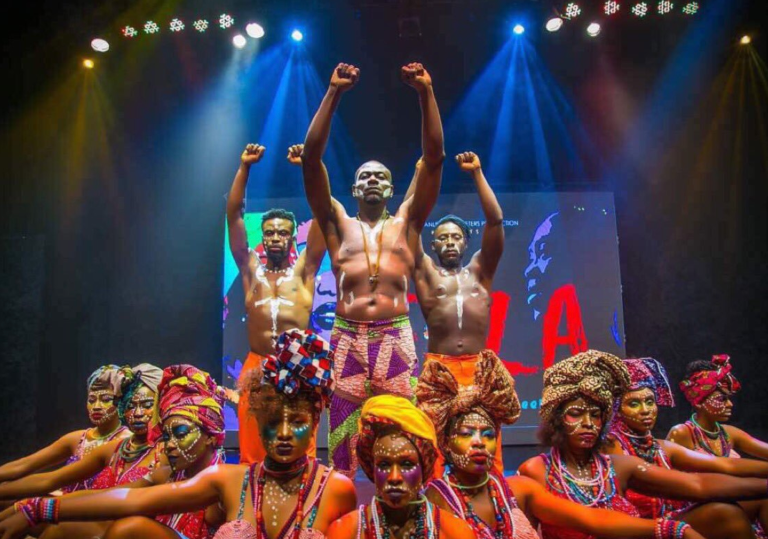 A scene from Fela's Republic and the Kalakuta Queens stage performance at Terra Kulture